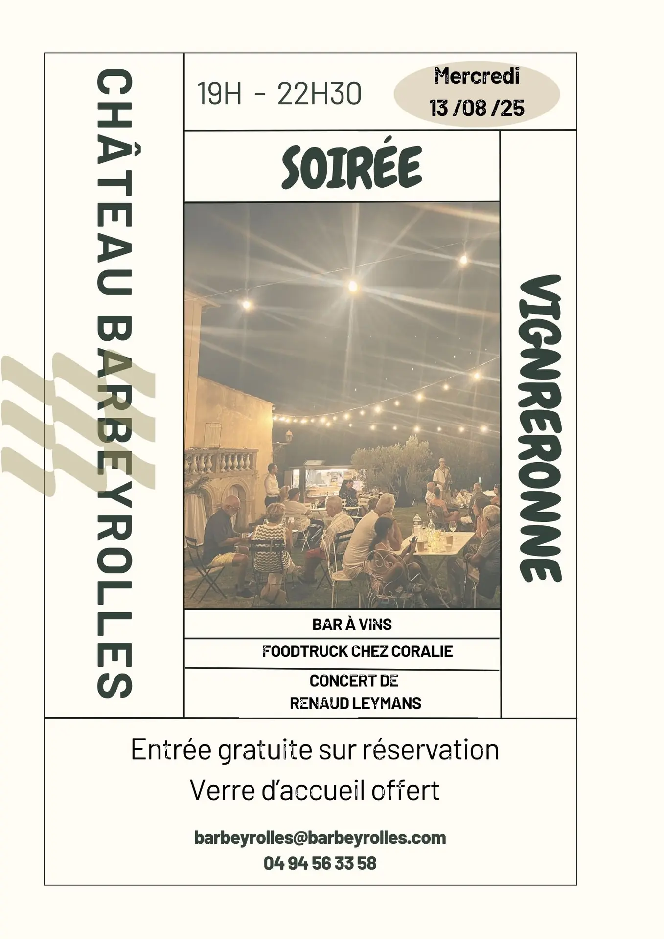 Soirée Barbeyrolles au Château Barbeyrolles