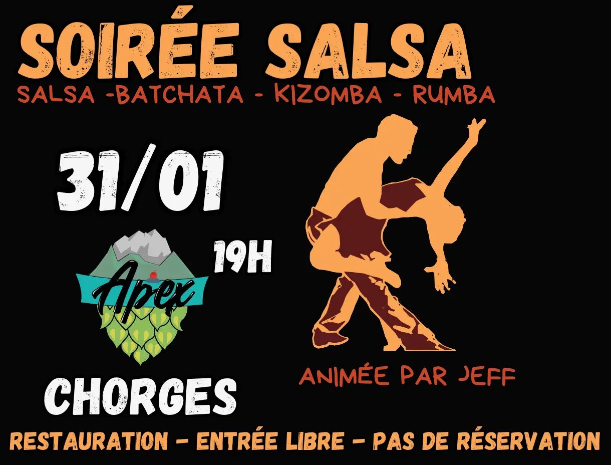 Soirée Salsa Apex CHORGES