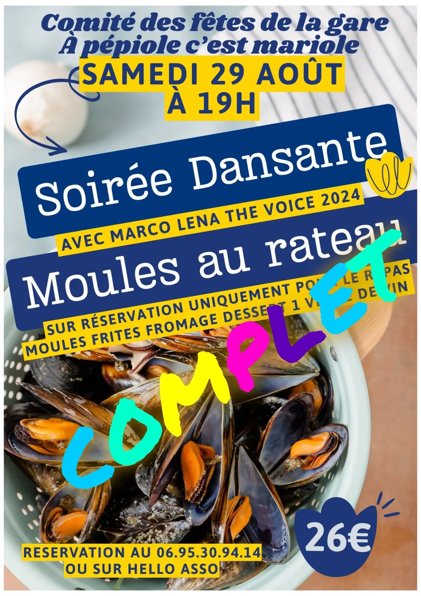 Moules au râteau - Comité des Fêtes de la Gare_Ollioules