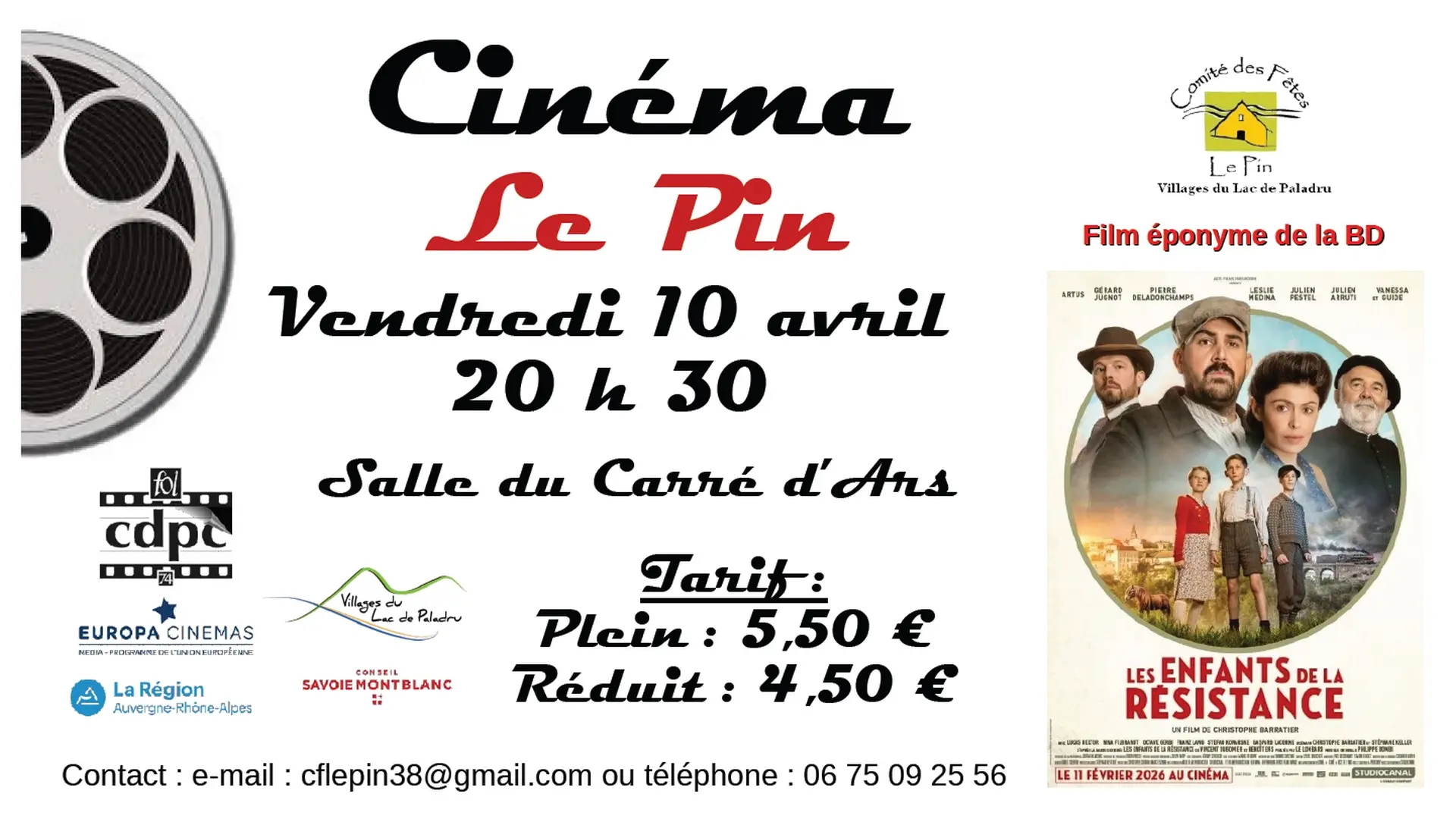 Affiche de la projection
