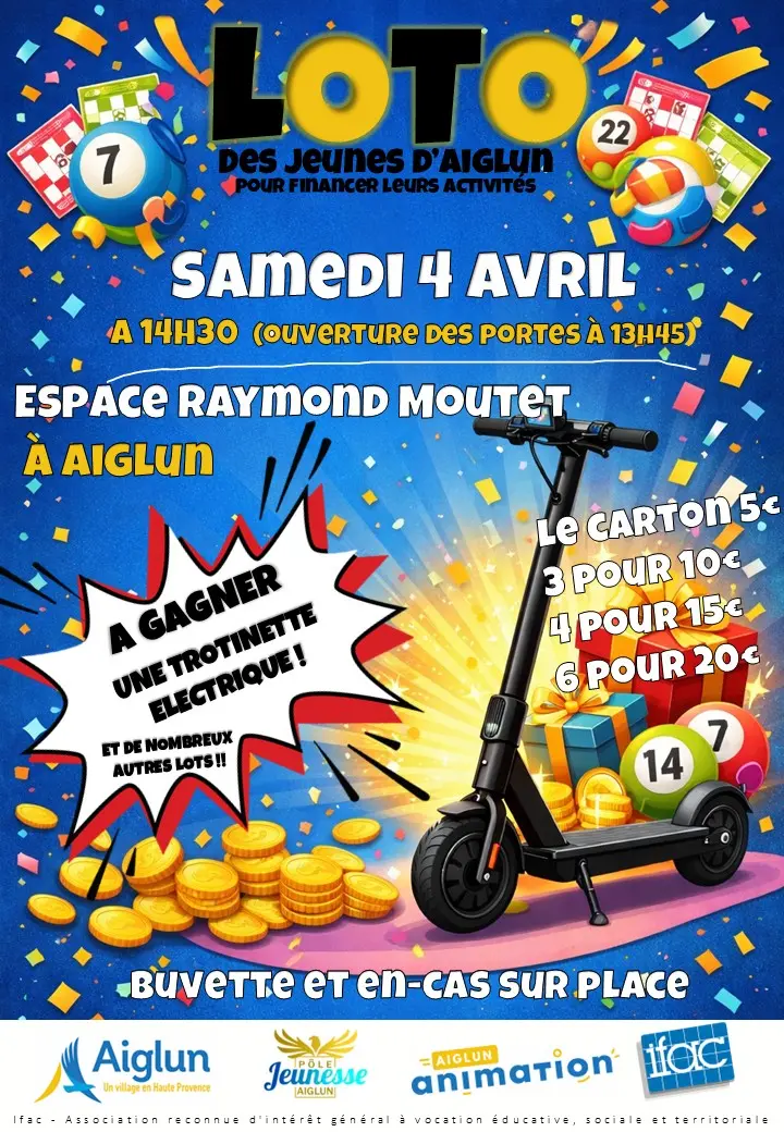 Loto des jeunes d'Aiglun