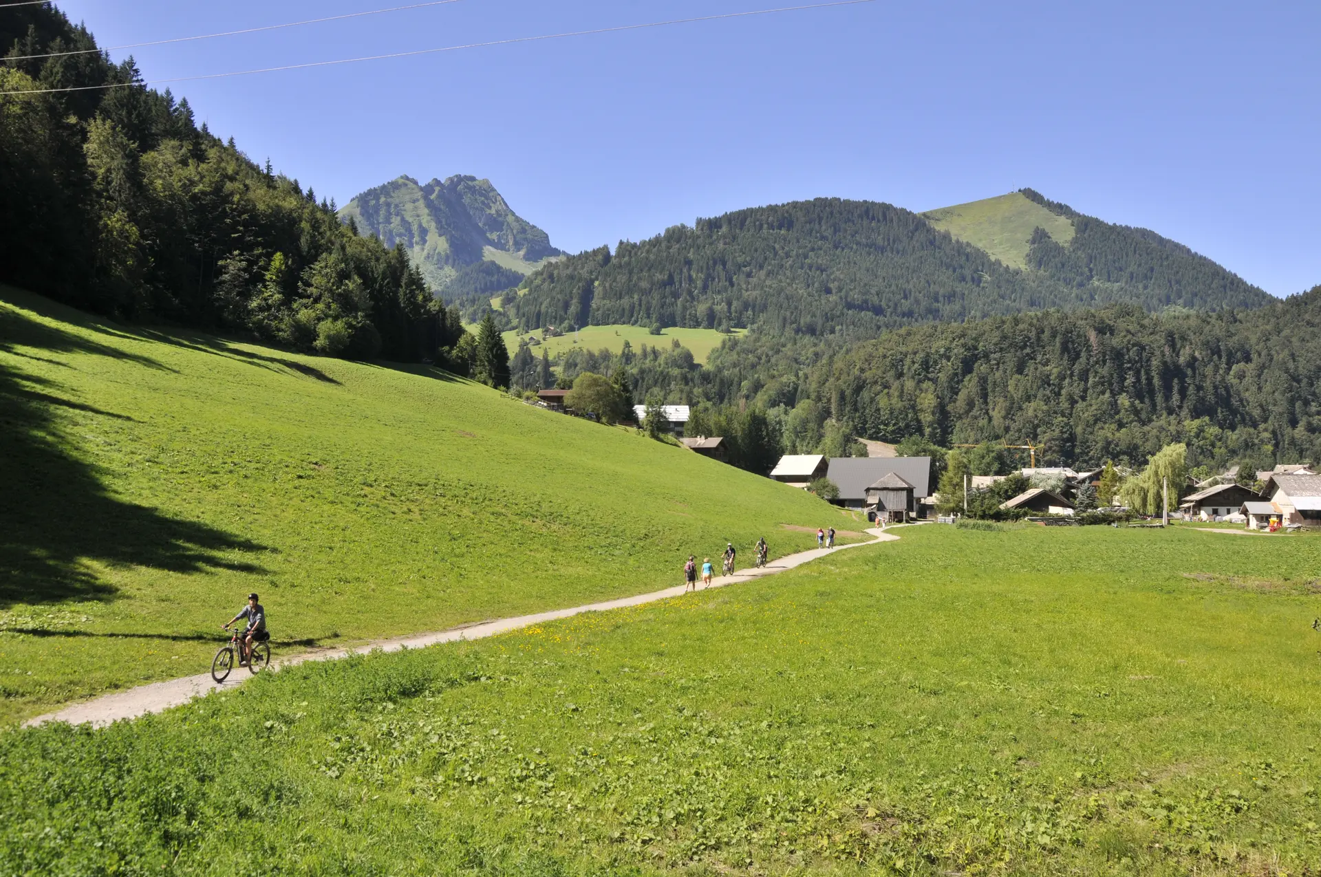 En arrivant à Abondance