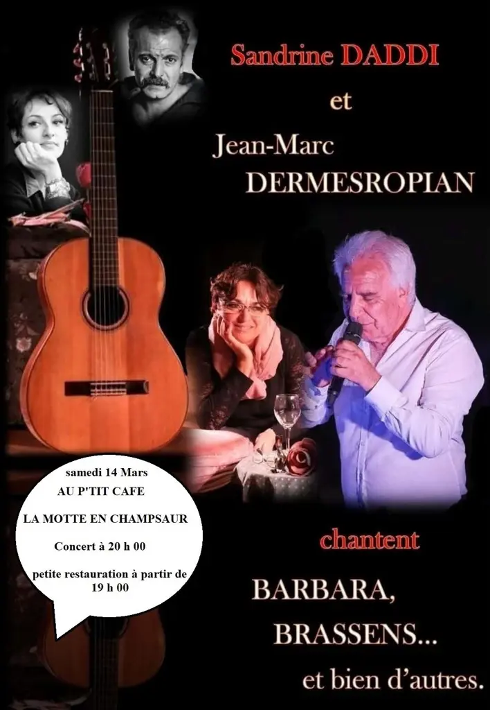 Sandrine Daddi et Jean Marc Dermesropian en concert