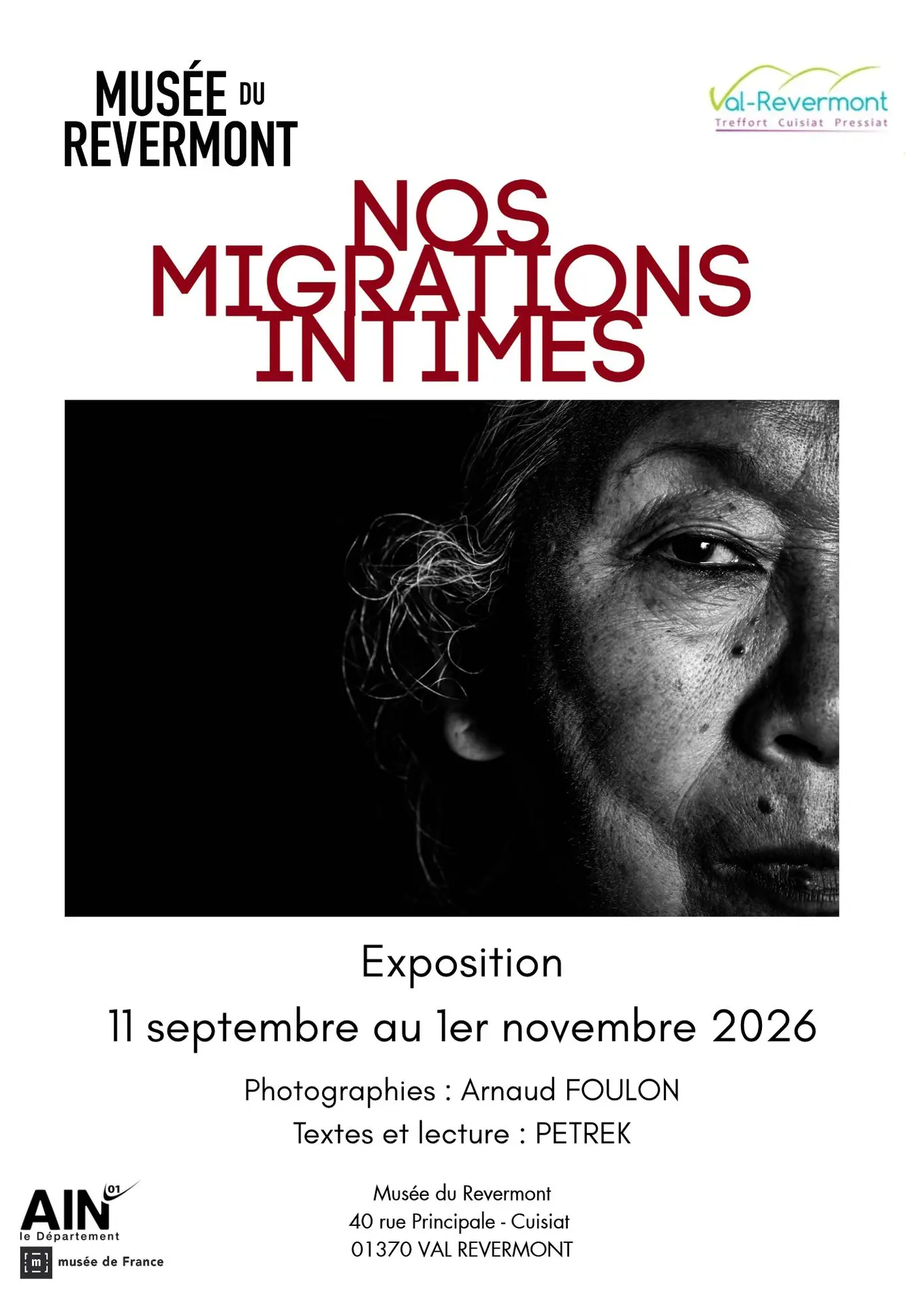 Affiche exposition Nos Migrations Intimes