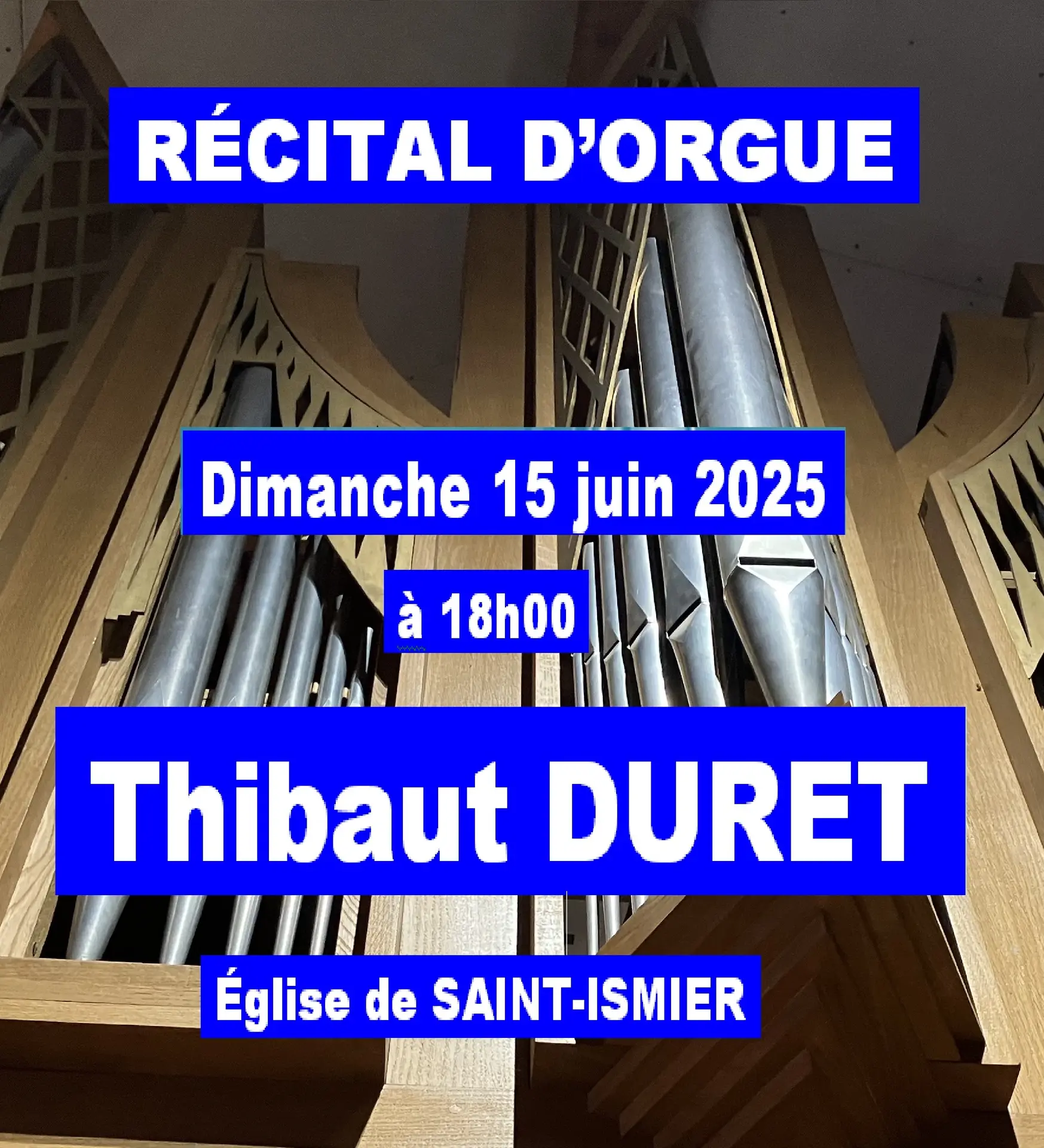 Récital d'orgue - Eglise Saint Philibert