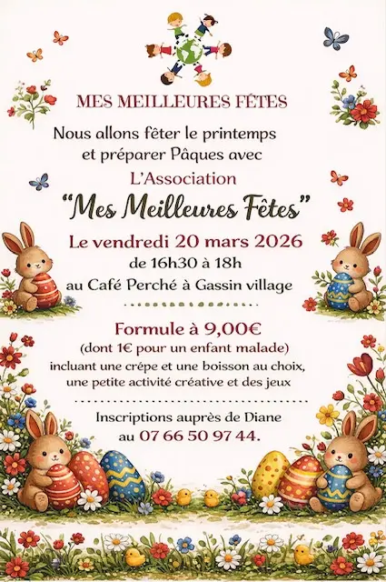 Gouter de pâques au Café Perché