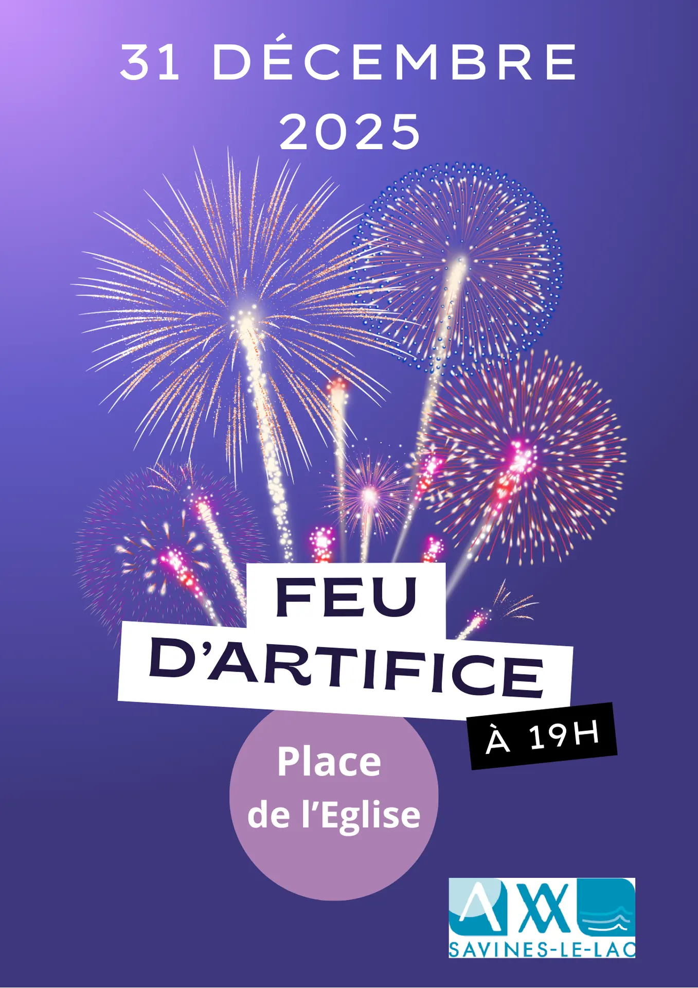 Feu d'artifice SAVINES-LE-LAC