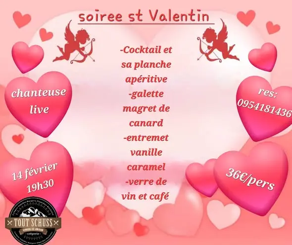 Soirée Saint Valentin au Tout Schuss_Virieu-le-Grand
