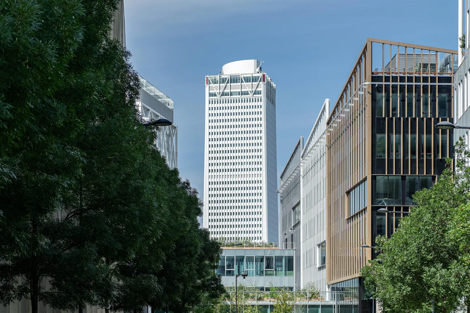 Tout autour de La Tour Pleyel, le quartier Pleyel en deux dimensions avec vue panoramique