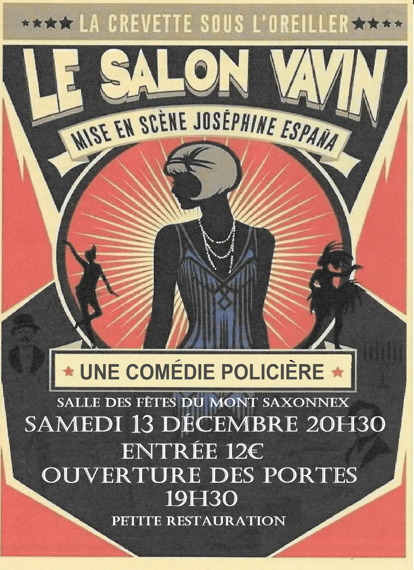 Poster theater Le salon Vavin