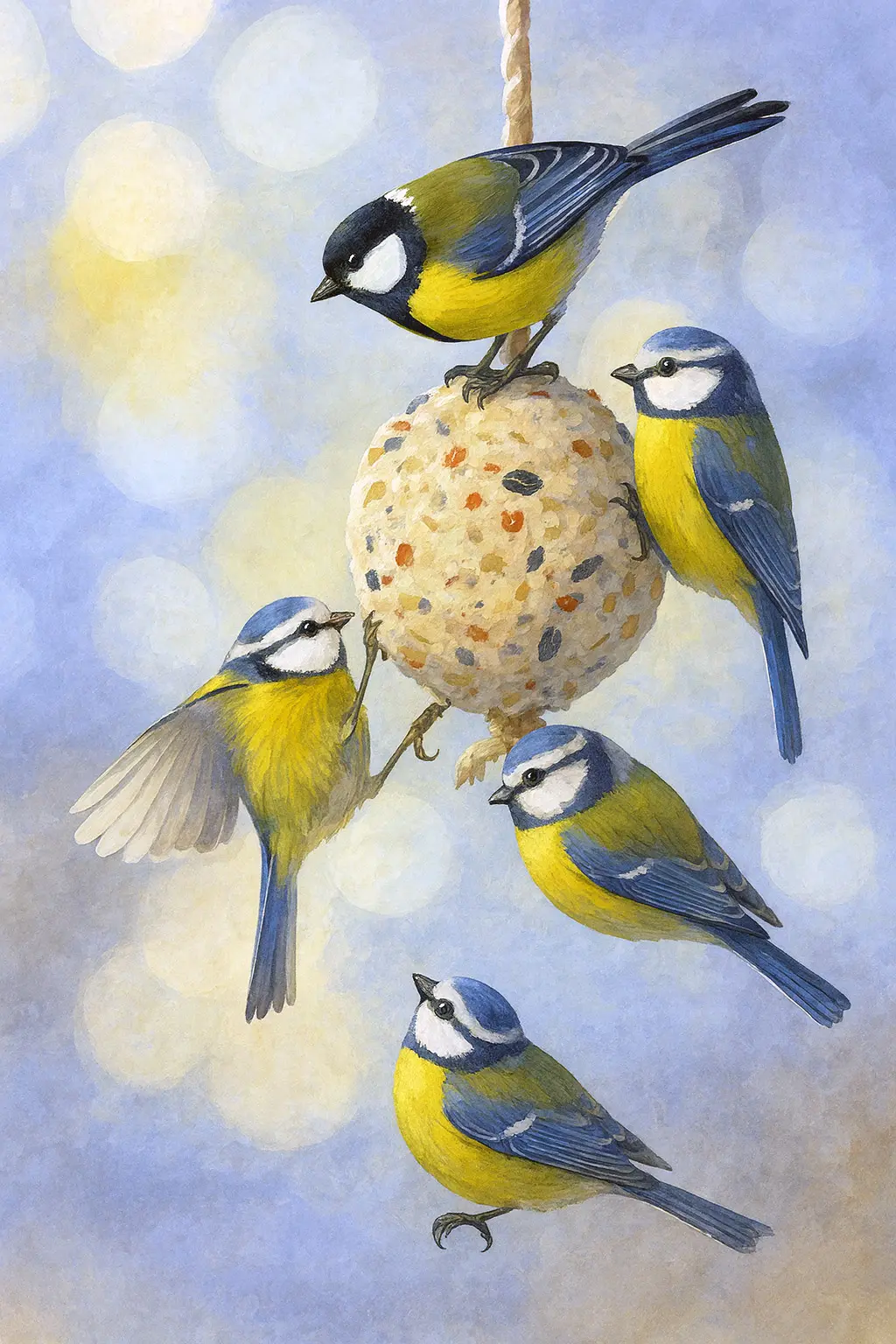 Atelier boule de graine à oiseaux pour l'arbre de Noël - Molines-en-Queyras