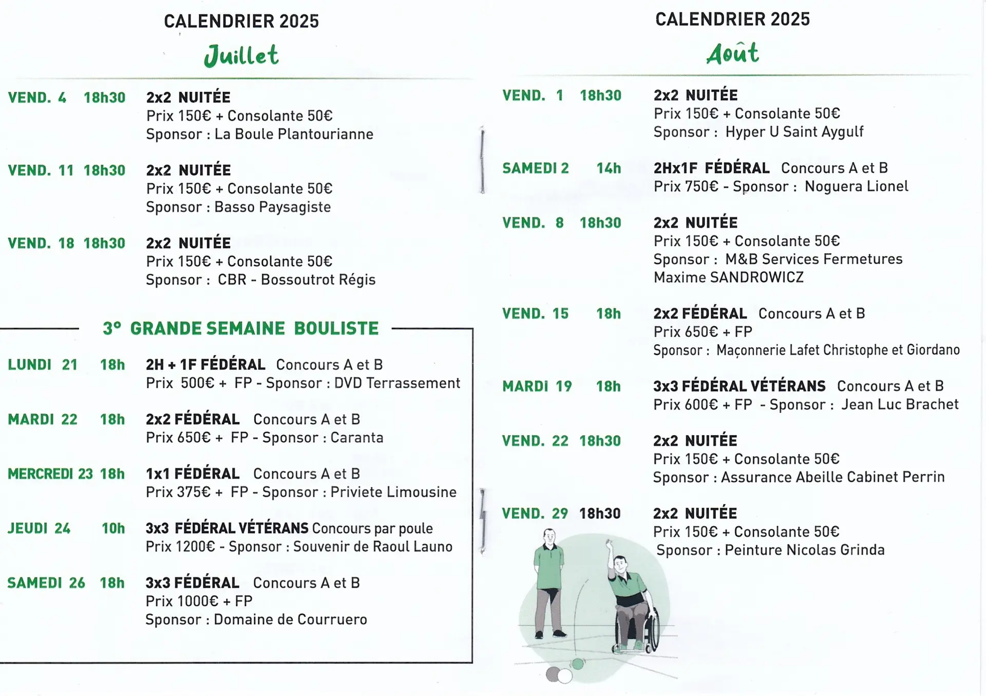 calendrier