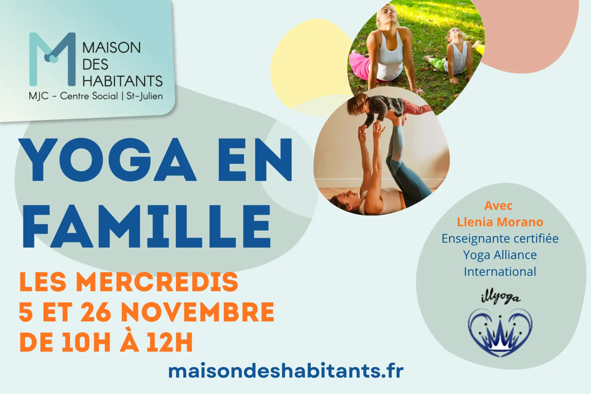 atelier yoga en famille