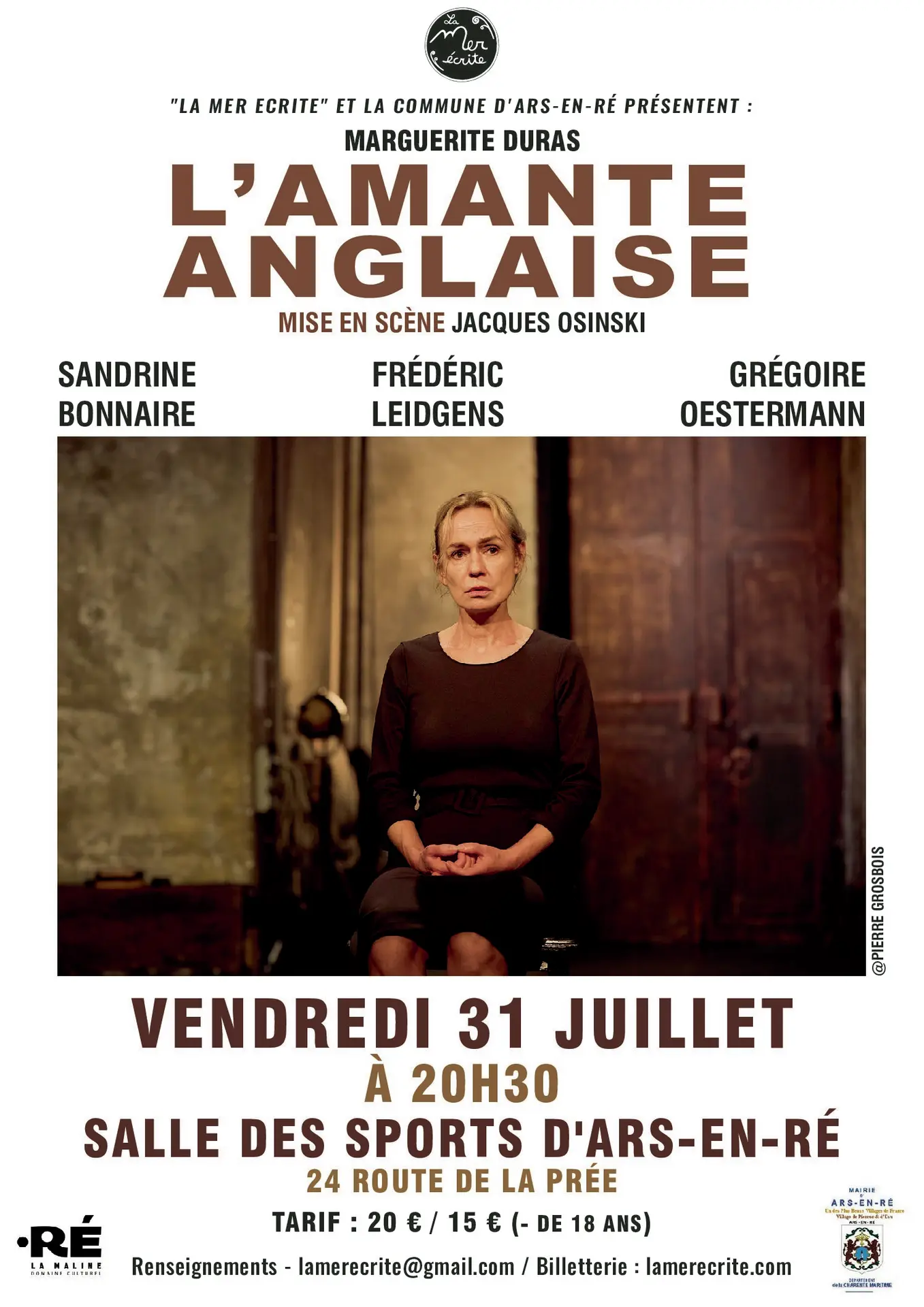 Cartel de la obra «L'Amante anglaise»