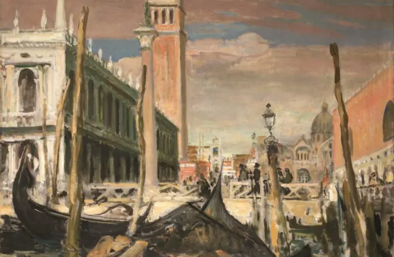 Jacques-Émile Blanche (1861-1942) Venise. La Piazzetta,1912 Huile sur bois 81 x 105  Valprivas, Collection particulière, France