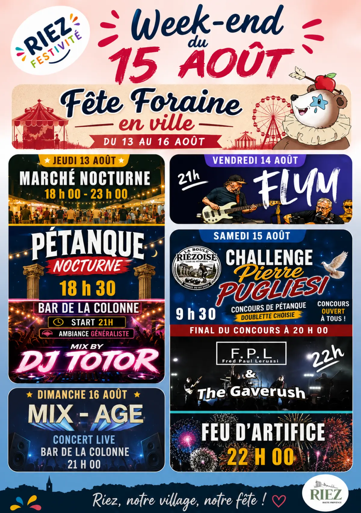 Week-end du 15 août