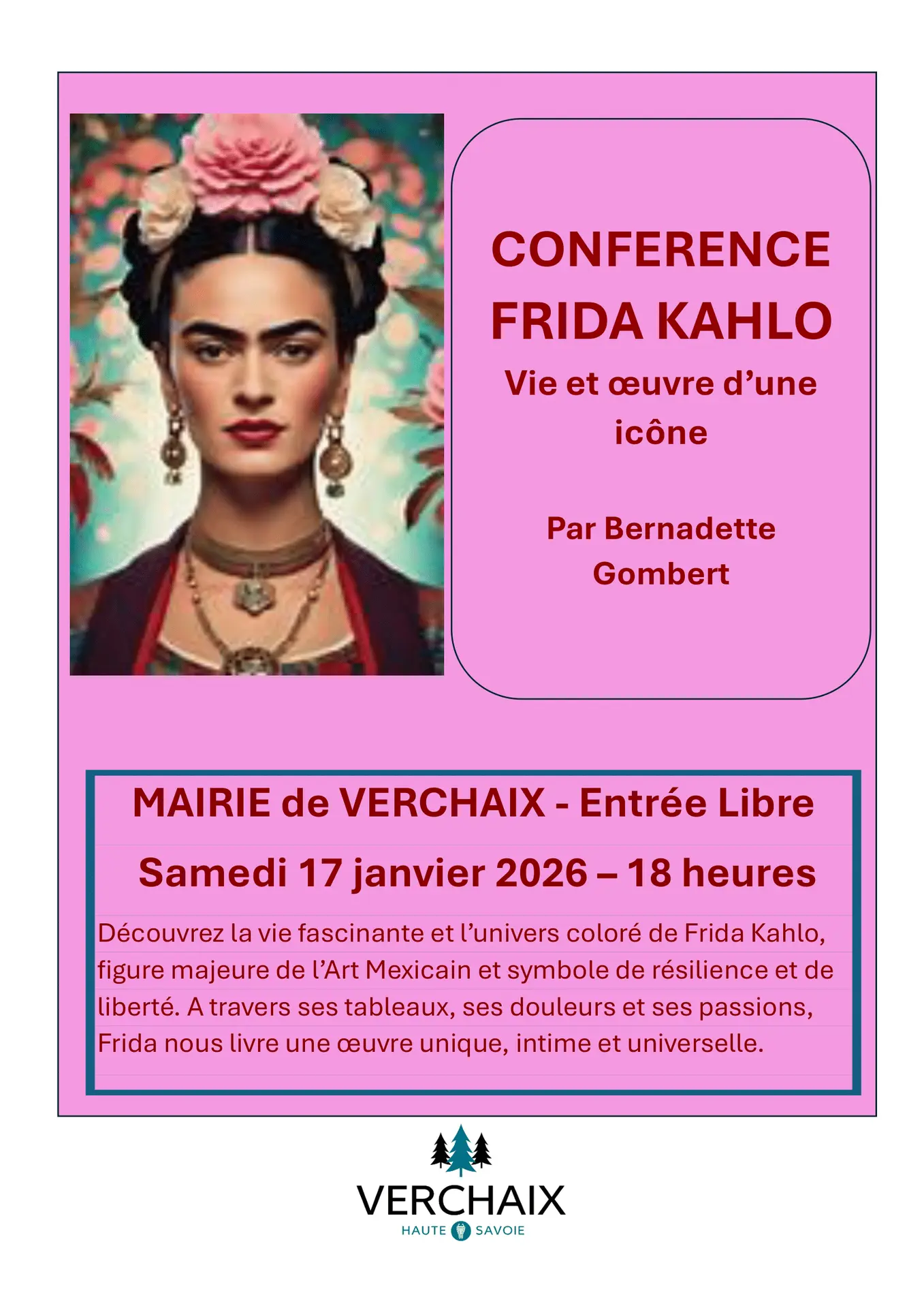 Conférence Verchaix