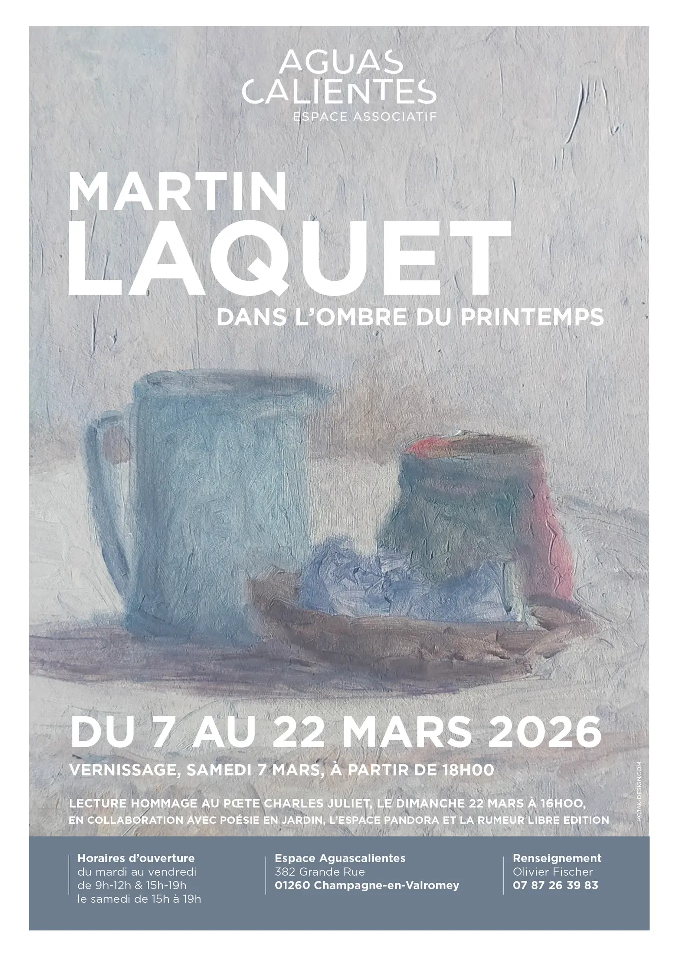 Exposition de peintures de Martin Laquet à l'Espace Aguascalientes_Champagne-en-Valromey