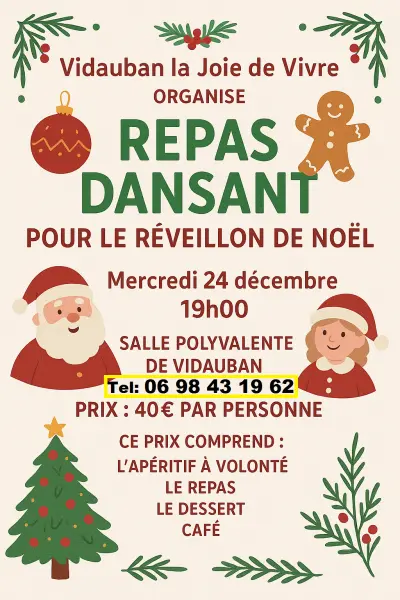 Soirée Réveillon de Noël