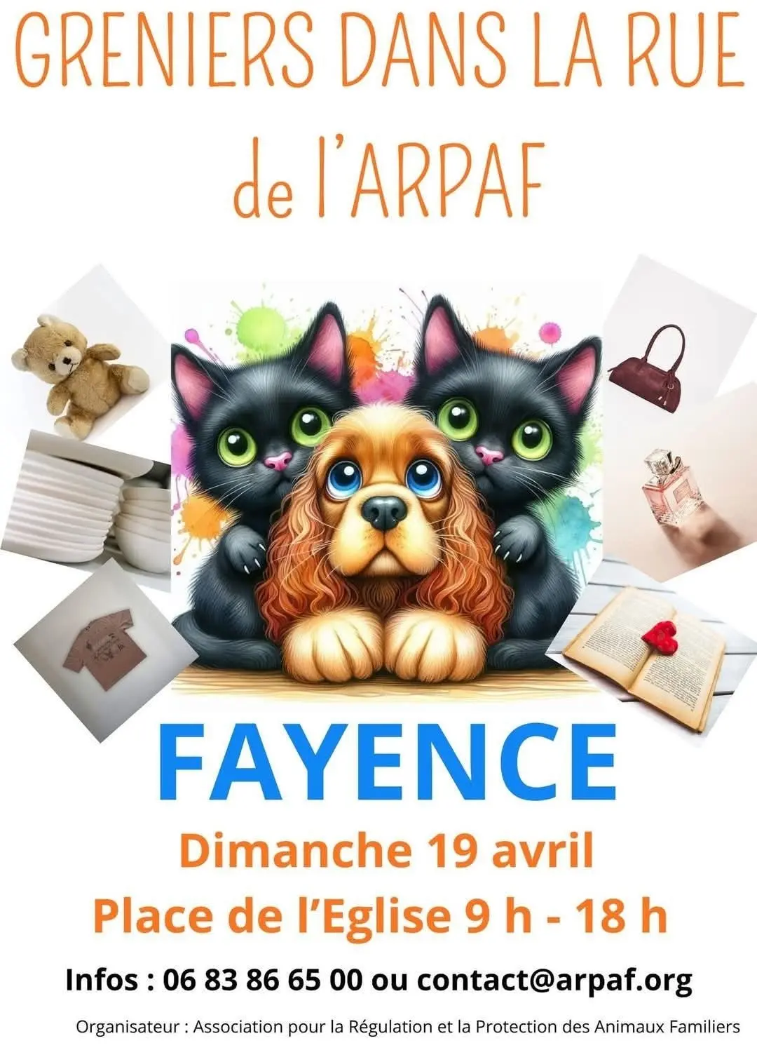 Greniers dans la rue de l'ARPAF_Fayence