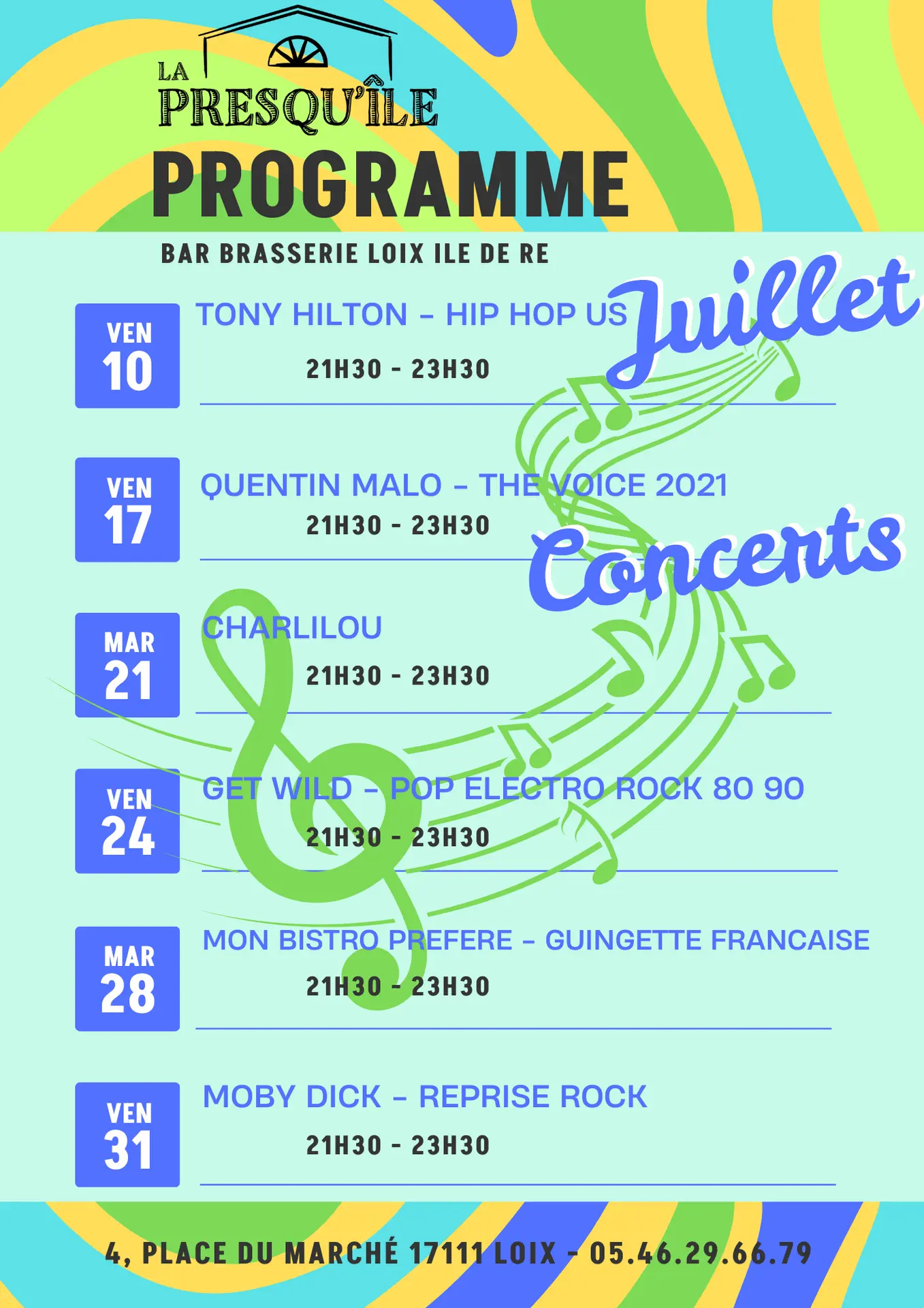 Concert à la Presqu'ile - Get Wild !_Loix