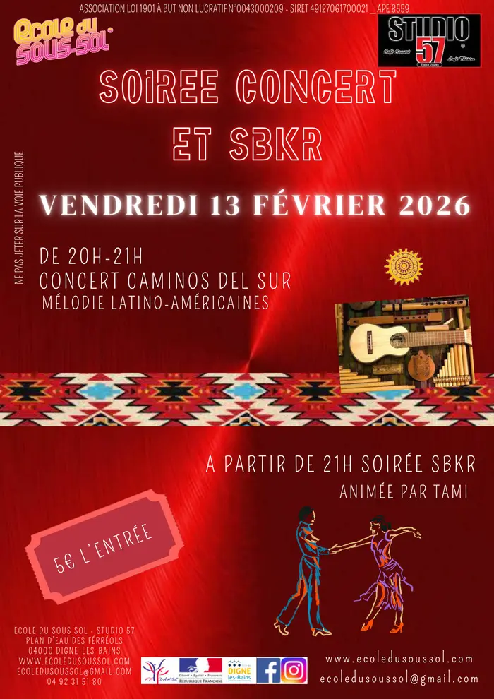 Affiche du concert