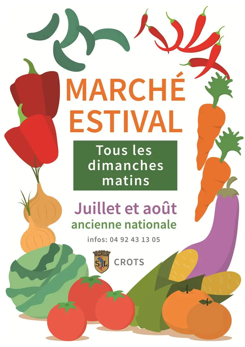 Marché Estival 2026 - Mairie de CROTS