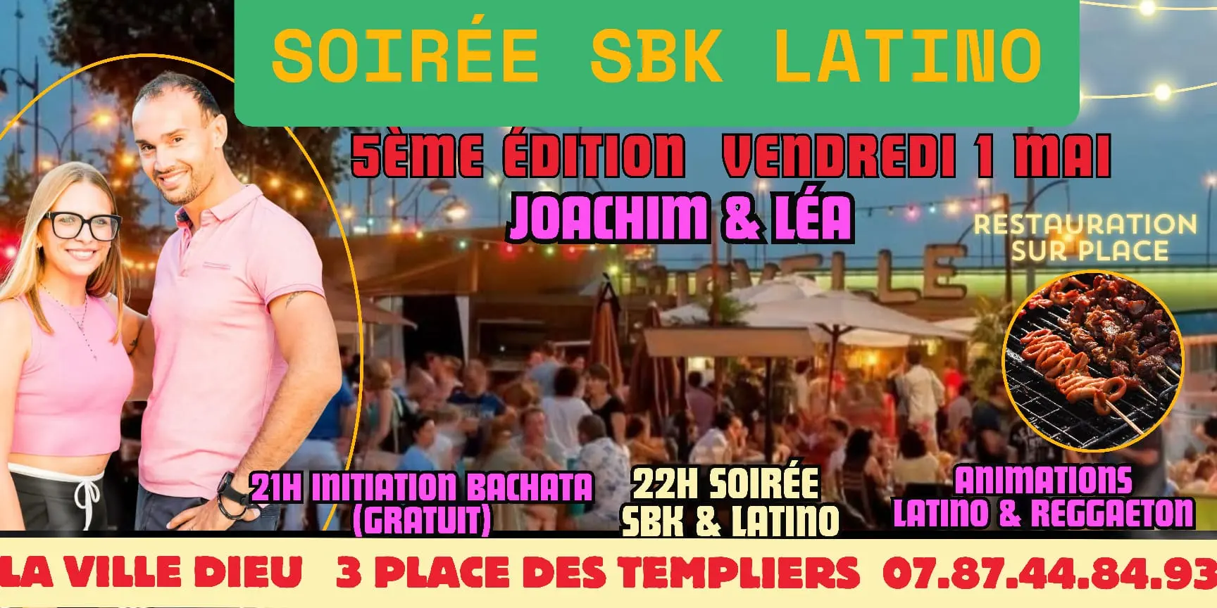soirée latino guinguette