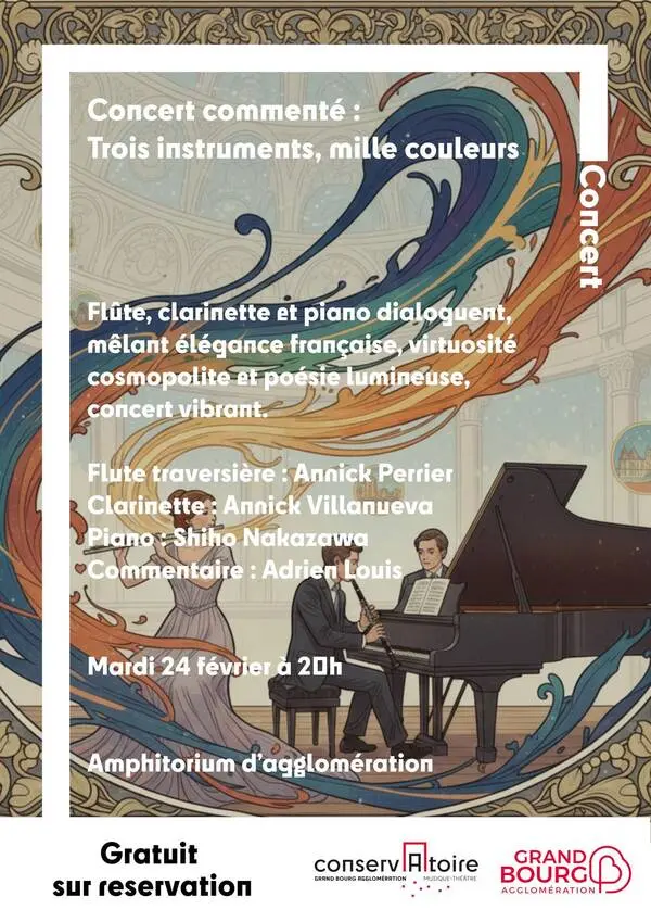 Affiche concert commenté