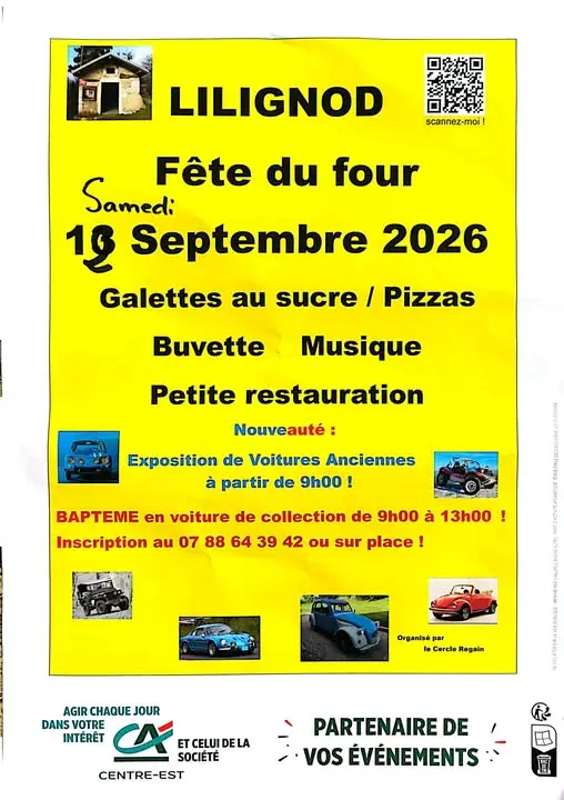 Fête du Four et baptème en véhicules anciens à Lilignod_Champagne-en-Valromey