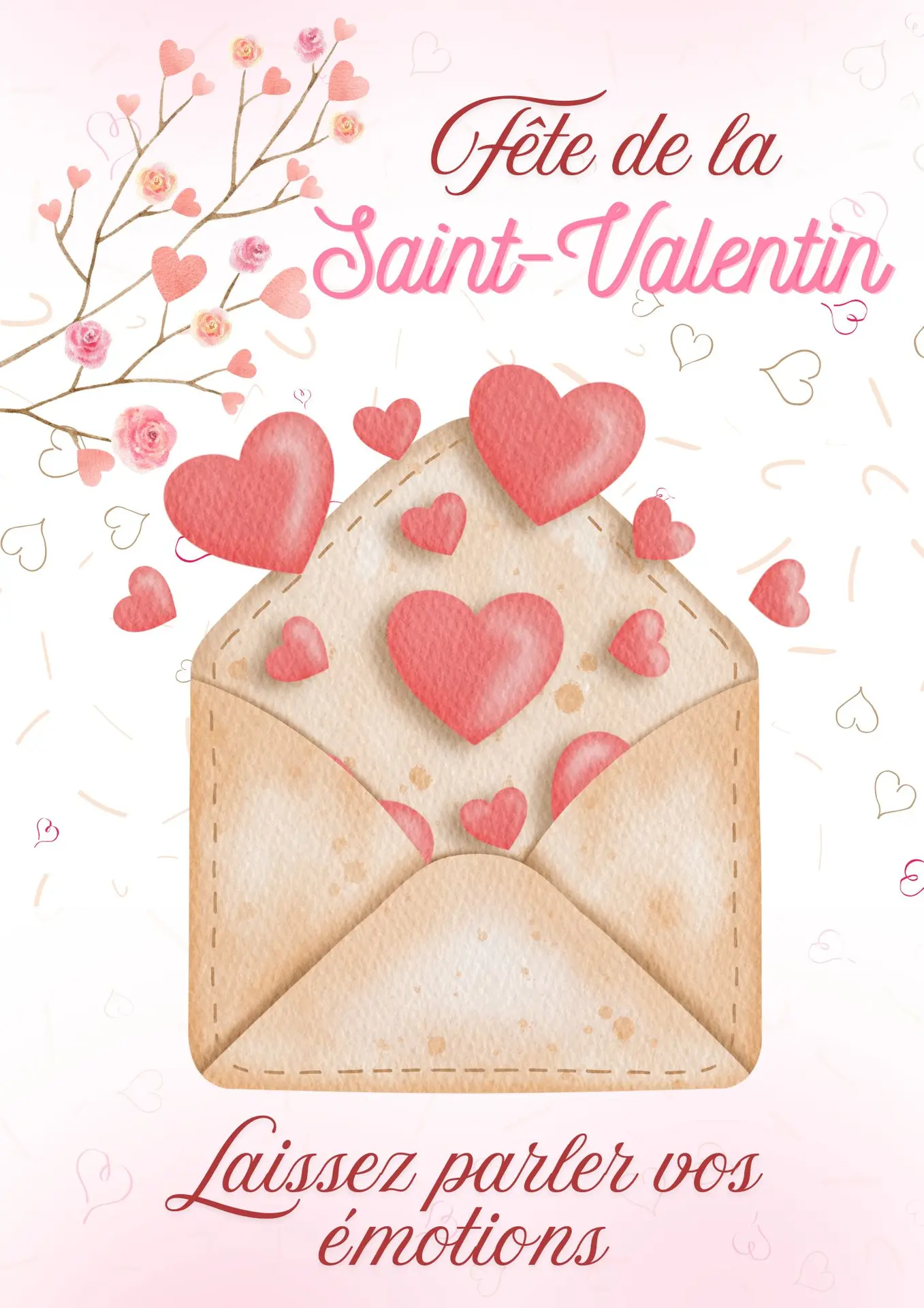 Affiche saint-valentin