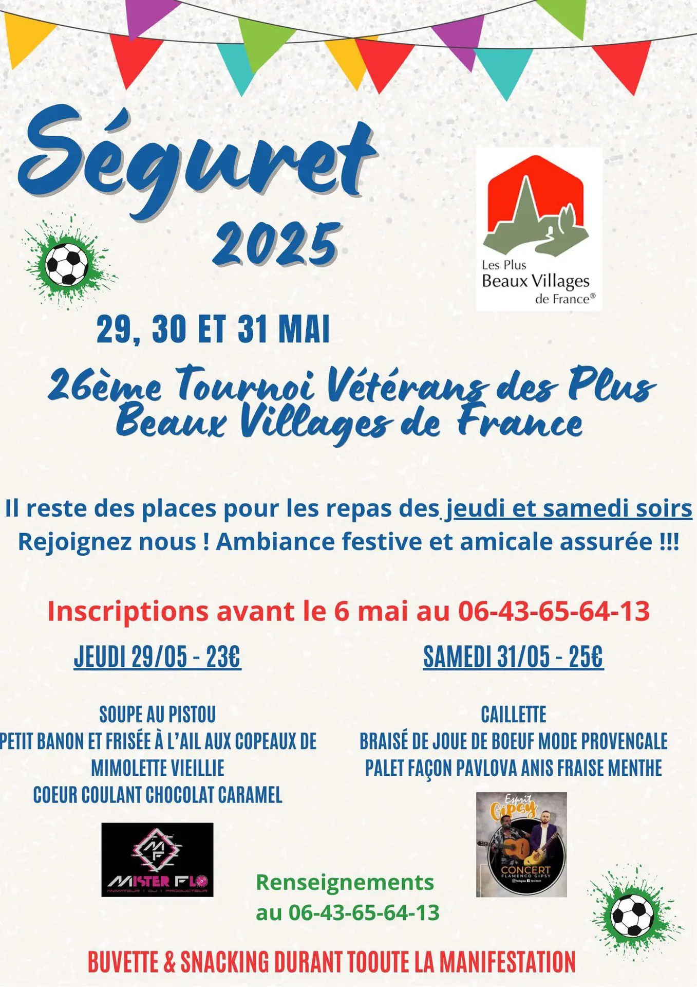 26ème tournoi vétérans des Plus Beaux Villages de France_Séguret