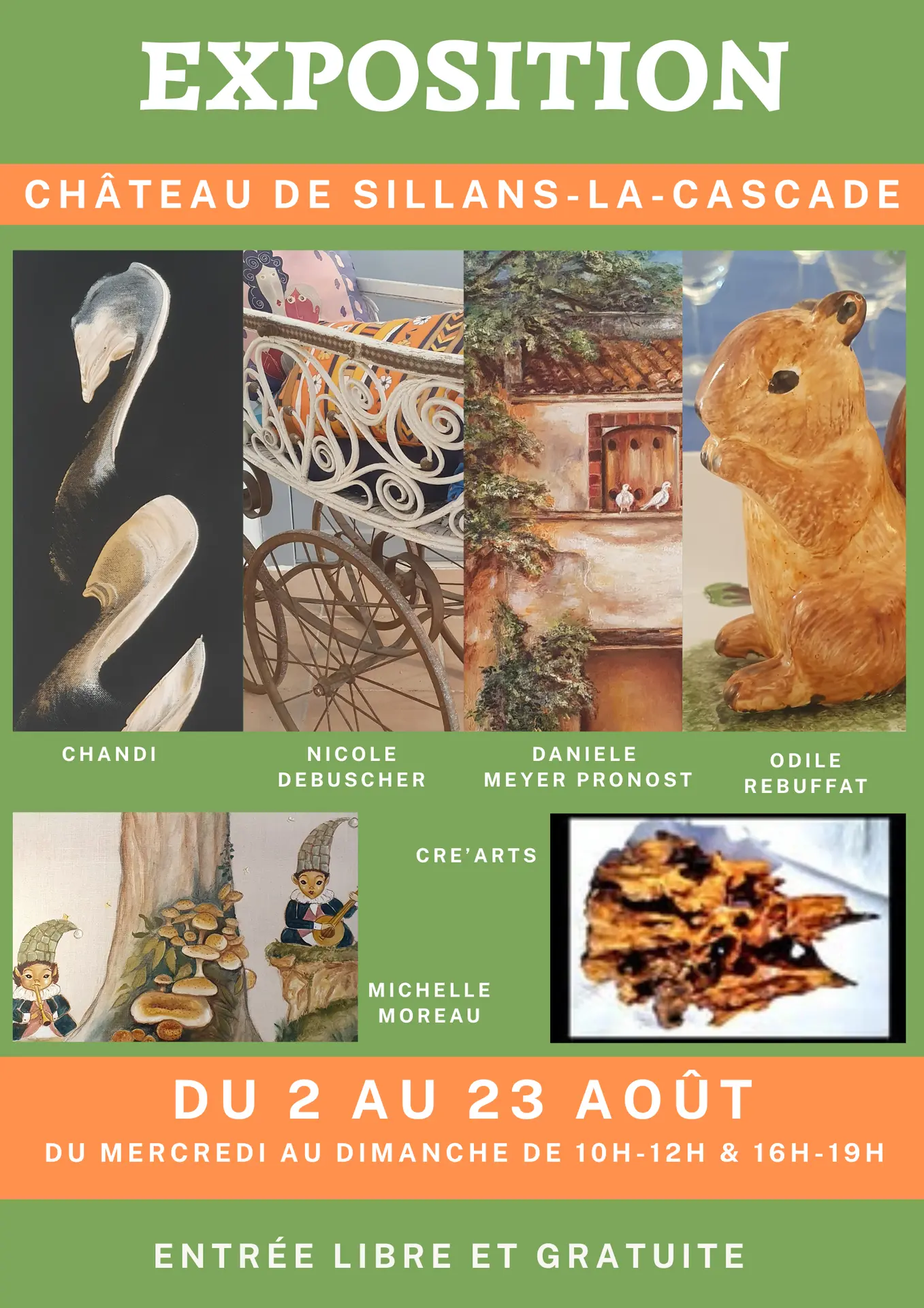 Exposition d'art_Sillans-la-Cascade