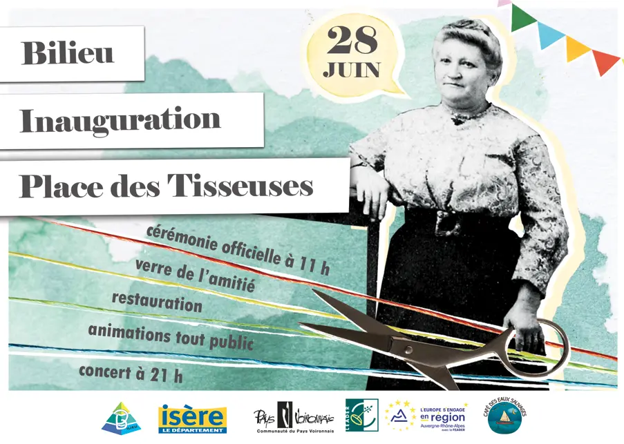 Inauguration de la nouvelle place des Tisseuses