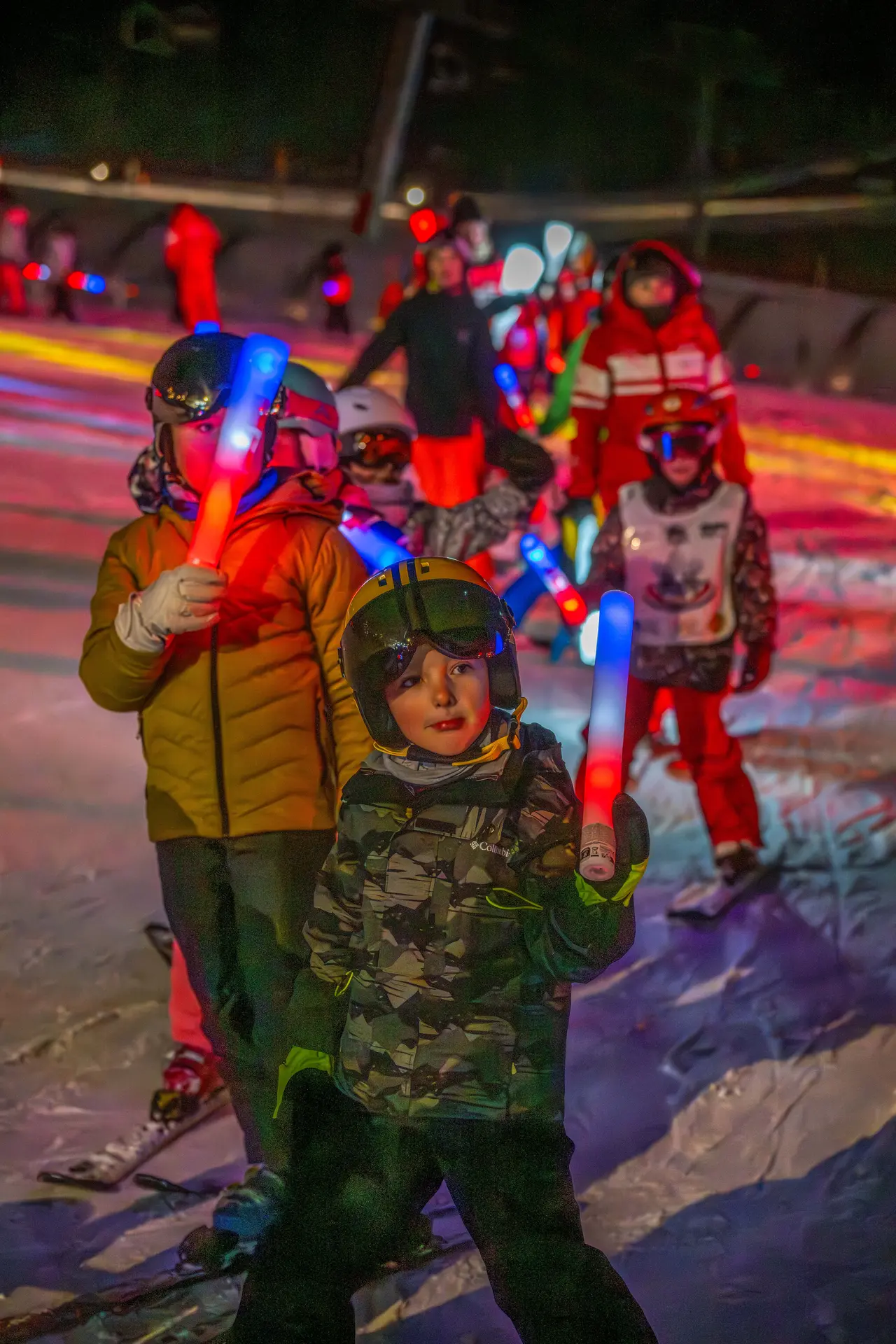 Descente aux lampions à Orcières Merlette 1850