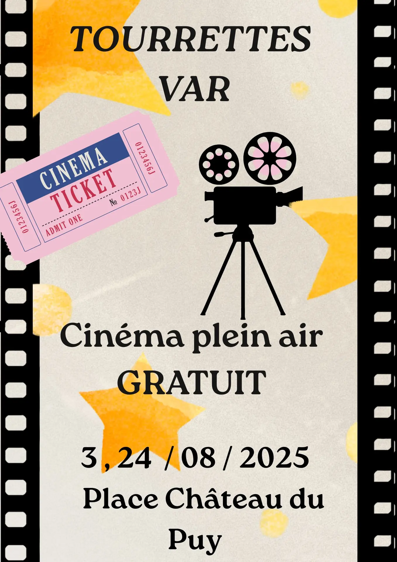 3 et 24 août 2025