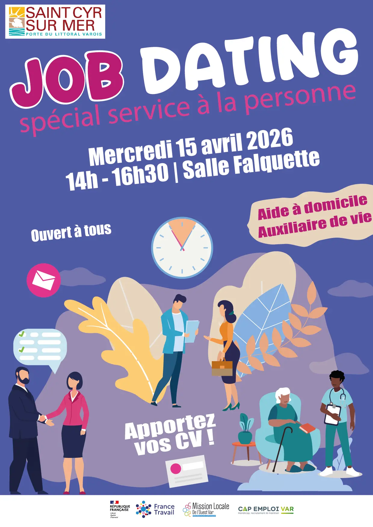 Job dating, tous mobilisés pour l'emploi_Saint-Cyr-sur-Mer
