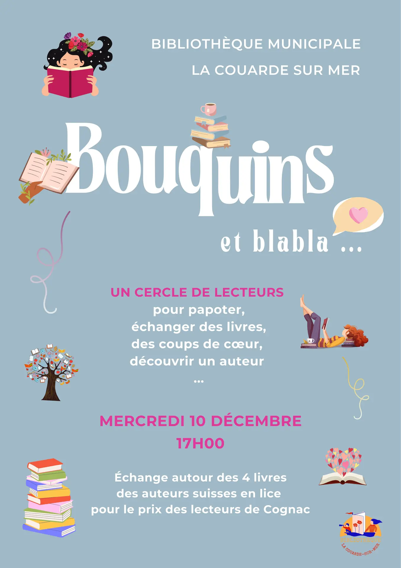 Libros y charlas_La Couarde-sur-Mer