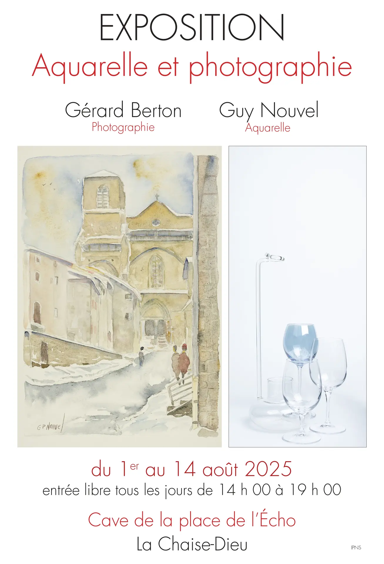 Exposition d'aquarelles et de photographie_2025