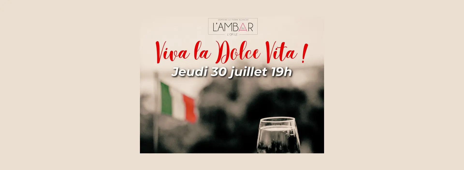 Thumbnail Dolce Vita Evening at L'Ambar in Eygalières 30.07.26