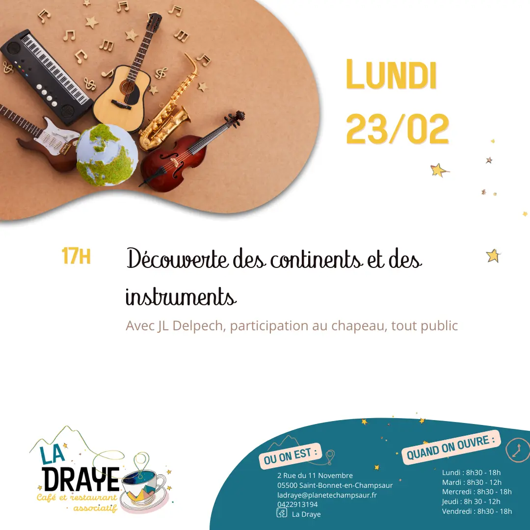Découverte des continents et des instruments