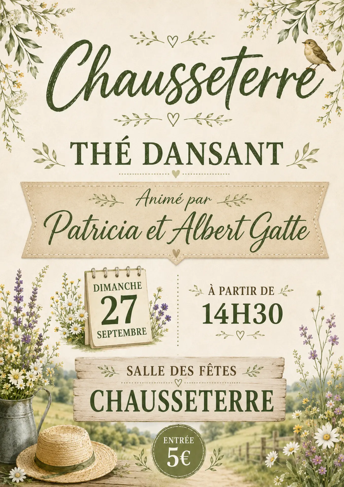 affiche thé danssant
