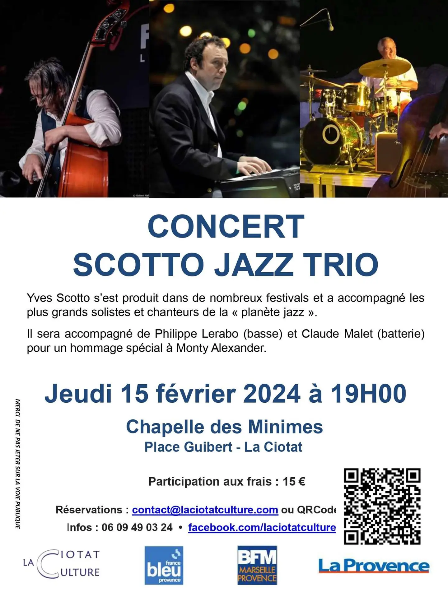 Concert Scotto Jazz Trio