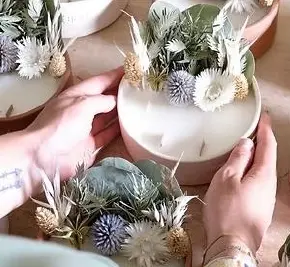 Créez votre bougie fleurie_Les Gets