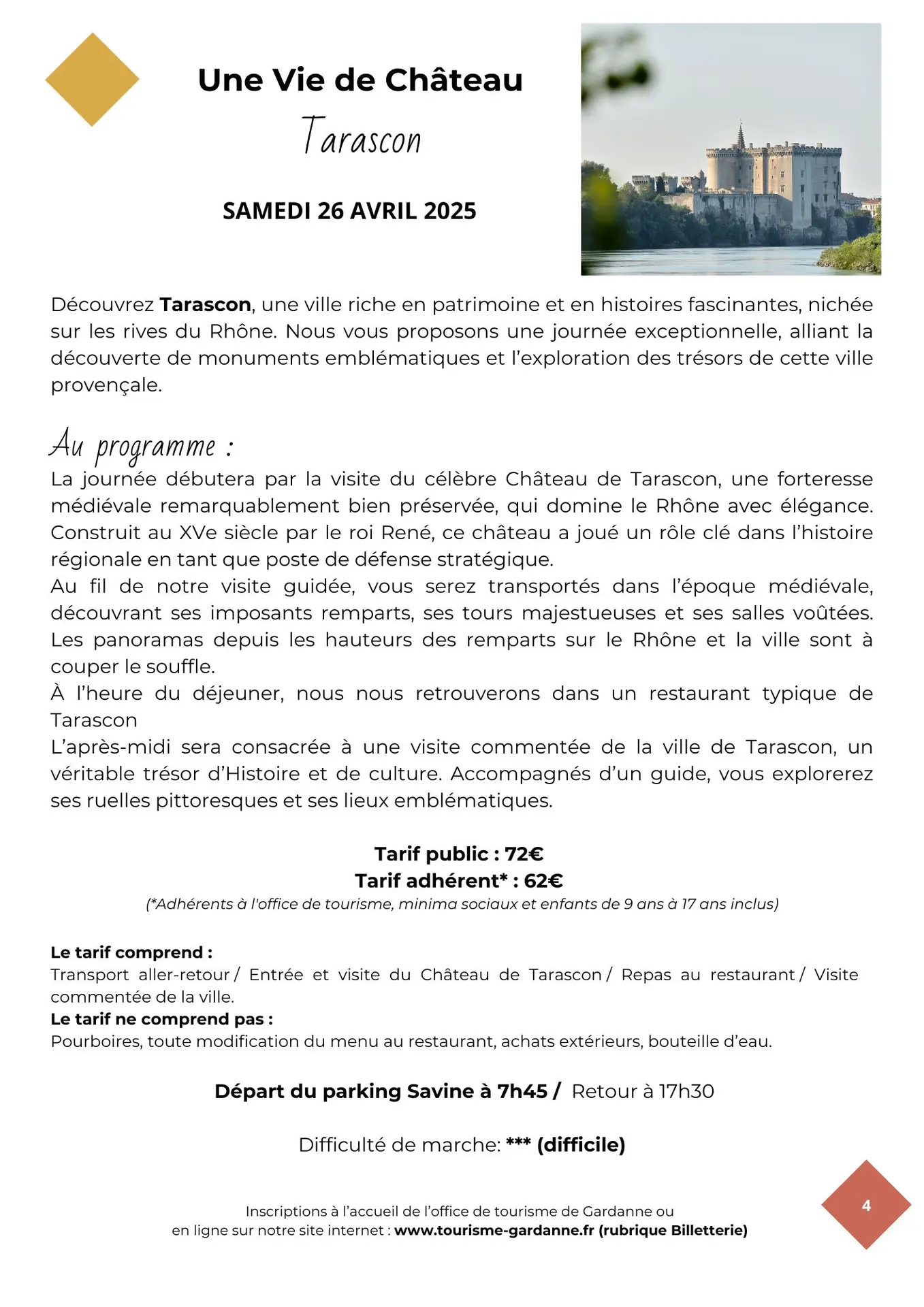 Excursion à Tarascon : Une vie de Château_Gardanne