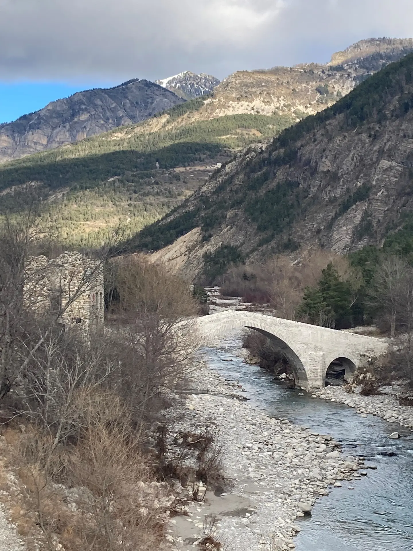 Pont du Moulin Thorame-Haute