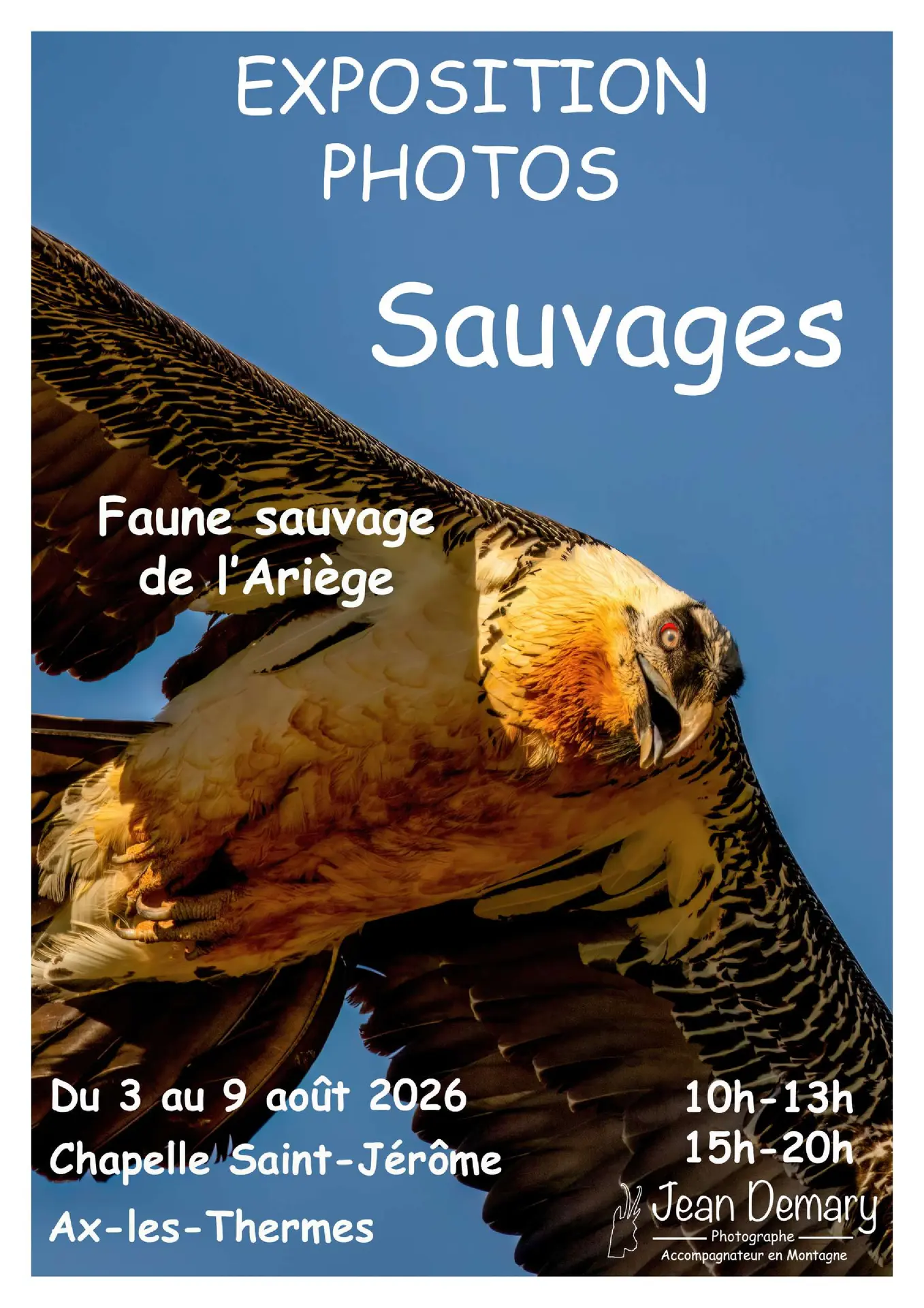 Affiche expo photo Jean Demary