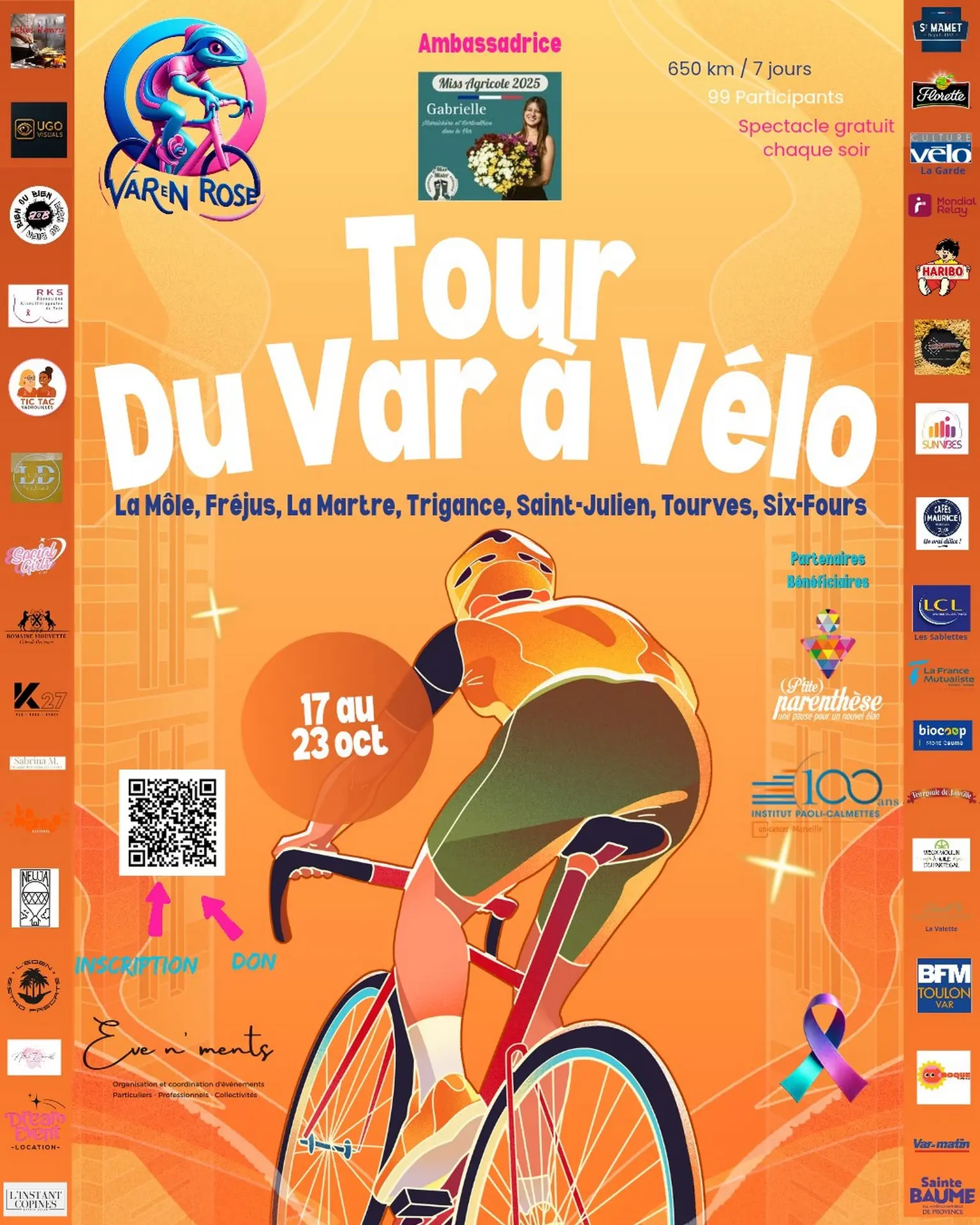 Affiche Tour du Var à vélo 2025
