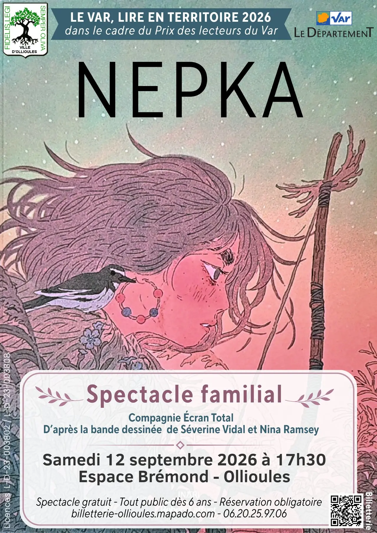 Spectacle familial Nepka par la Compagnie Écran Total