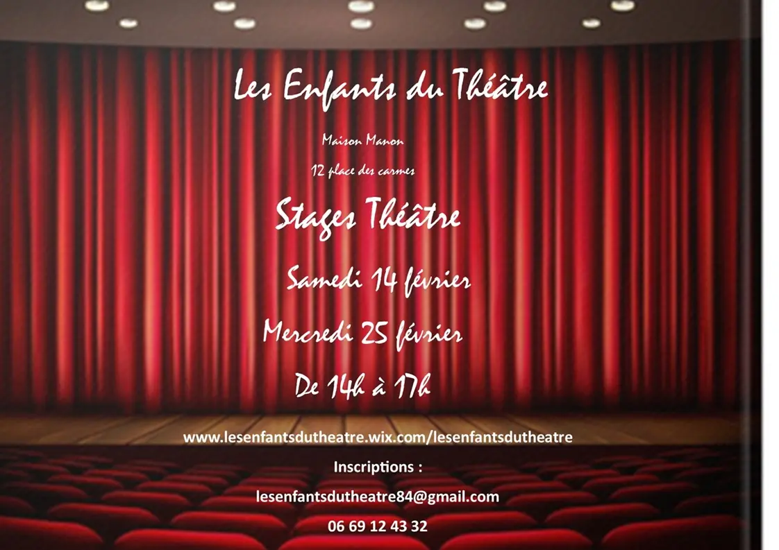 Stages théâtre jeune public_Avignon